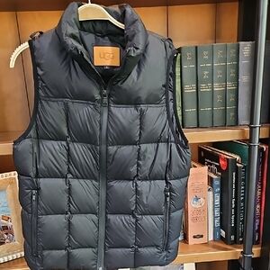 UGG Black Quilted Puffer Vest